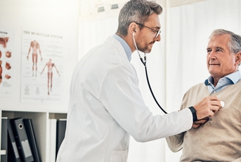 doctor consulting to senior patient