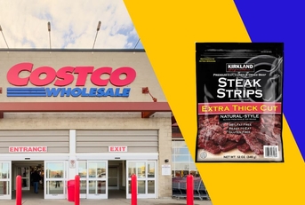 costco store exterior and featured item
