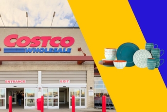 costco store exterior and featured item