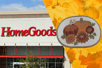 homegoods store exterior and featured item