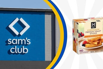 Sam&#x27;s club store logo and featured item