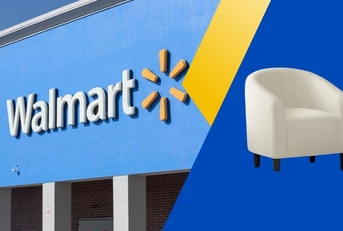 walmart store exterior and featured item