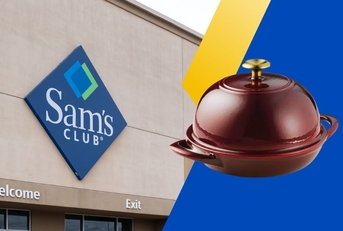 sam&#x27;s club exterior logo and featured item