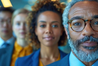diverse group of professionals