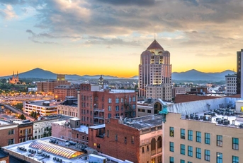roanoke virginia usa skyline