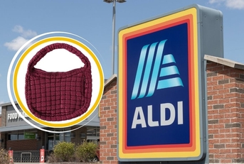 Aldi store logo and featured item