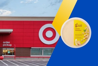 Target store with Good and Gather Classic Hummus
