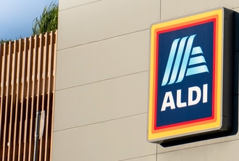 An Aldi storefront