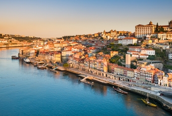 skyline of porto portugal