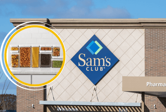 Sam&#x27;s Club store front and pantry storage products