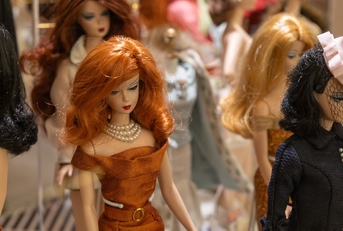 Some vintage Barbie dolls