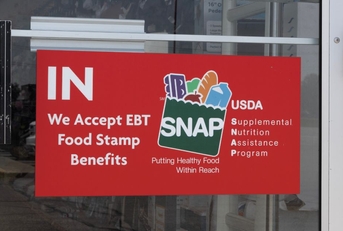 snap benefits store signage