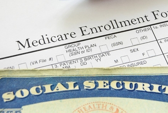 social security card and medicare enrollment form