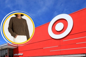 target store exterior and featured item