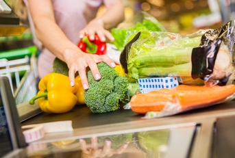 Produce at the register
