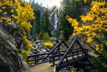 A bridge in Steamboat Springs, Colorado