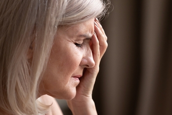 A hopeless older woman