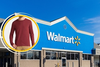 Walmart store with long sleeve shirt