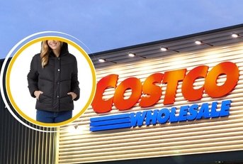 Costco store with puffer jacket