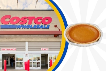Costco storefront with pumpkin pie