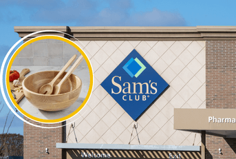 Sam&#x27;s Club store and a wooden salad bowl product