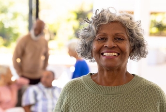smiling senior woman