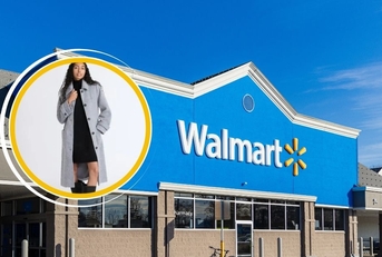 Walmart store with winter coat
