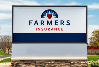 Farmers Insurance Group Trademark Logo on Sign