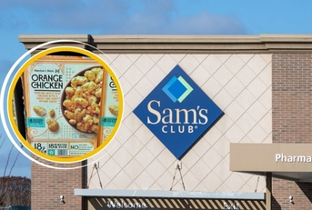 Sam's Club store with Member's Mark Orange Chicken