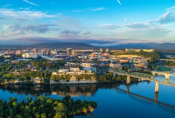 Downtown Chattanooga, Tennessee TN Skyline