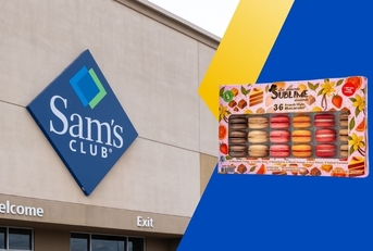 Sam's Club store with macarons