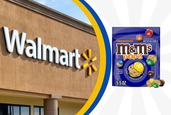 Walmart store with M&amp;Ms