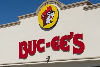 Buc-ee's store sign on the building