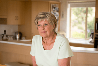 Portrait of senior mature woman