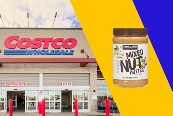 Costco store with mixed nut butter