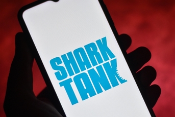 A Shark Tank logo