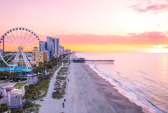 Myrtle Beach , South Carolina at sunrise
