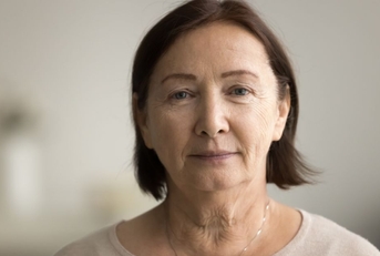 Portrait of a woman in her 60s