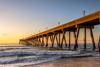 Johnnie Mercers Fishing Pier in North Carolina