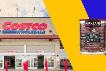 Costco Template with Kirkland Signature Colombian Coffee