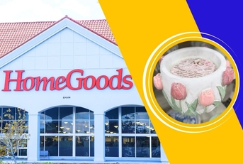 HomeGoods storefront with Sprint tulip candle