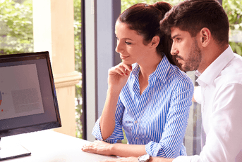 Couple meeting with financial advisor