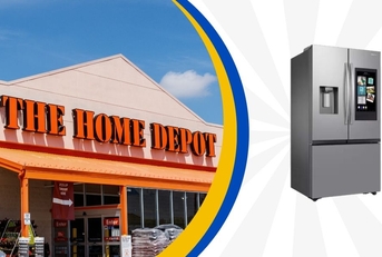 Original Home Depot Template with Samsung Mega Capacity French Door Refrigerator with Family Hub