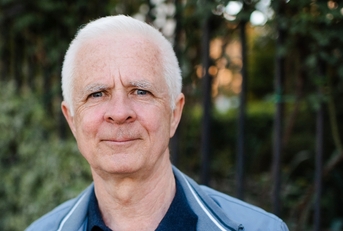 Portrait of man in his 70s