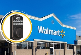 Walmart Template 4 with Brinks Electronic Keypad Single Cylinder Deadbolt Lock