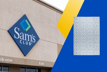 Sam's Club store with outdoor rug