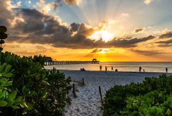 Florida beach sunset