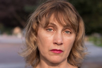 Portrait of sad mature woman