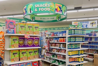 Dollar Tree Store interior