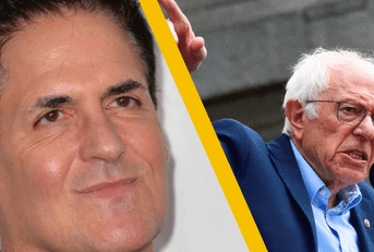 Mark Cuban and Bernie Sanders